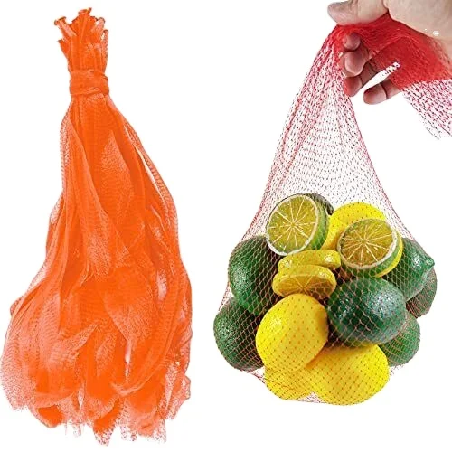 Reusable Sturdy Nylon Shopping Small Mesh Net Bags for Vegetable Fruit Egg Garlic