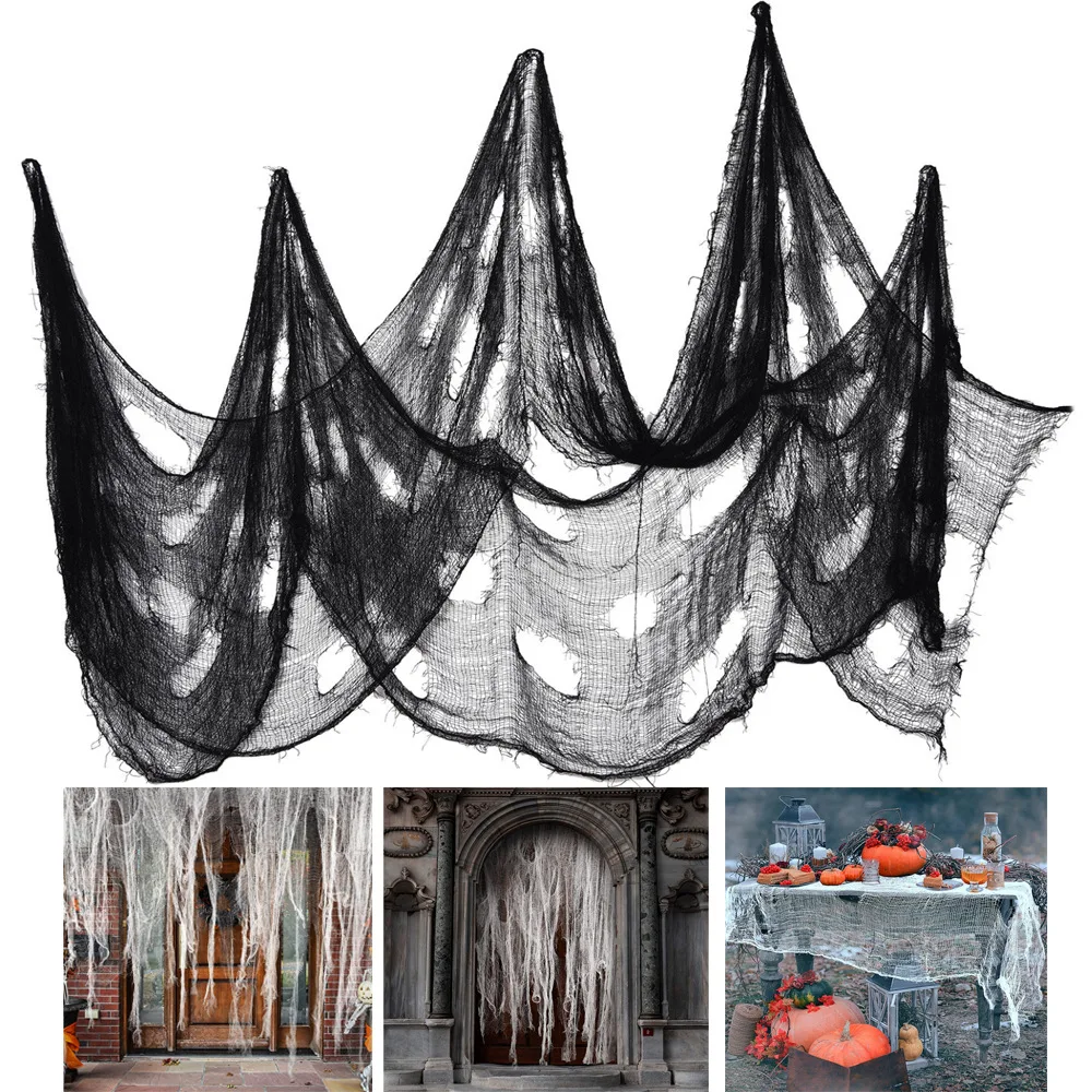 Halloween Decorations Creepy Cloth Creepy Gauze for Halloween Outdoor  Indoor Decoration Scary Spooky Decor for Large Cauldron, image size:1000x1000