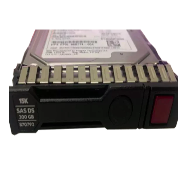 870753-B21 870792-001 HPE Vaste Toestand Harde Skijf HDD(2.5in)300GB SAS 12G 15K SFF Bediener Harde Skijf