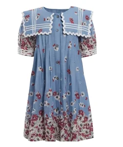 Autumn Collection High Quality Printed Vintage Button Lehenga Choli for Women Pakistani Designs Cotton Material Party Occasions