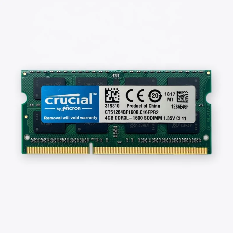 Micron DDR3L 4 ГБ 8 1600 МГц ОЗУ ноутбука 1 35 В