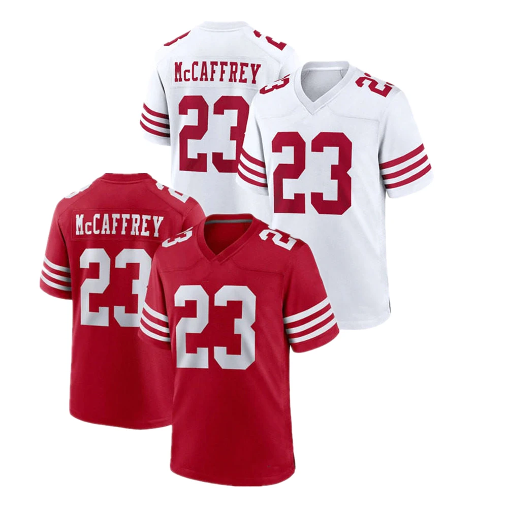 Youth's Christian McCaffrey 49ers 75th Anniversary White - All Stitche -  Vgear