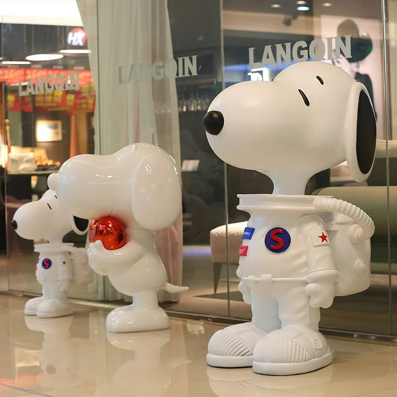 Factory Customized Life Size Snoopy Statue Cartoon Anime Model For Home ...