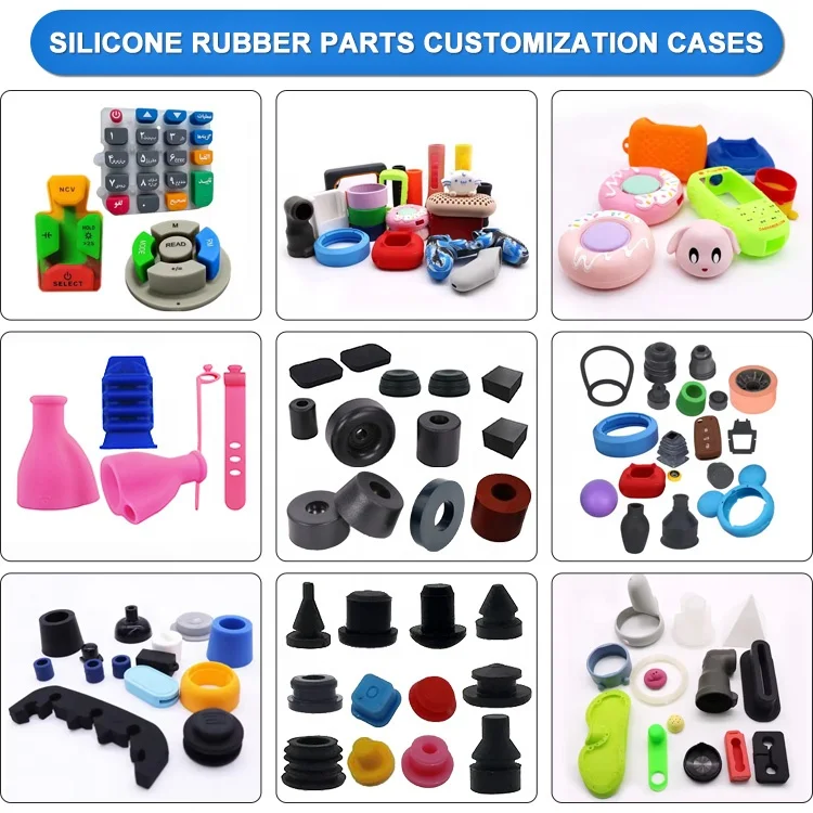 Factory Custom Studio Monitor Silicone Rubber Vibration Subwoofer Sound Earthquake Isolation Pads for Speakers