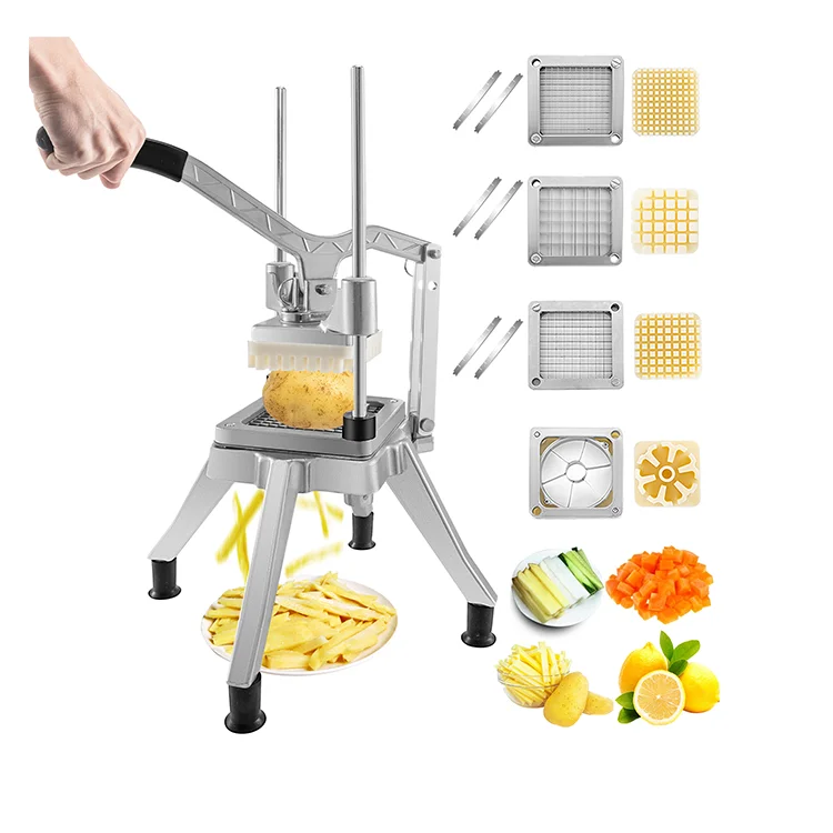 Fruit Vegetable Dicer Heavy Duty Commercial Kitchen Prep Food Chopper  Cutter 3/8 Multifunction Manual Spiral Vegetable Cutter - Buy Fruit Vegetable  Dicer Heavy Duty Commercial Kitchen Prep Food Chopper Cutter 3/8  Multifunction