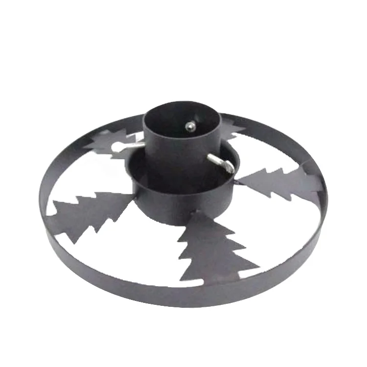 Wholesale Silver Color Home Decoration Rotating Cast Iron Christmas