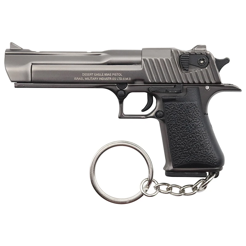 1:3 Bilancia Desert Eagle Lega Pistola Portachiavi in metallo Mini