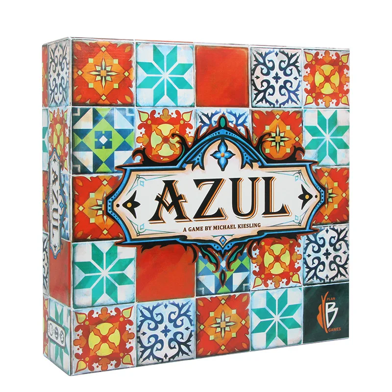 Foldable Paper Family Board Game Printing Custom Azul Board Games For