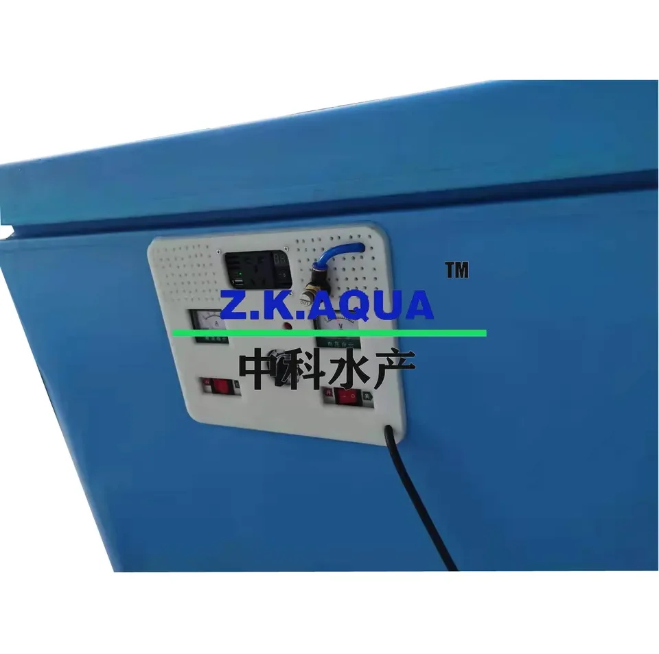 1000L Insulated Fish Storage Container Live Fish Bin with Oxygen for Transportation