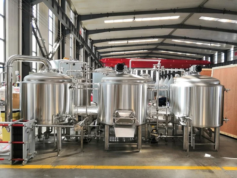 2000L Three Vessel  for Vessels Five Vellels Brewhouse Mash Tun  Lauter Tun