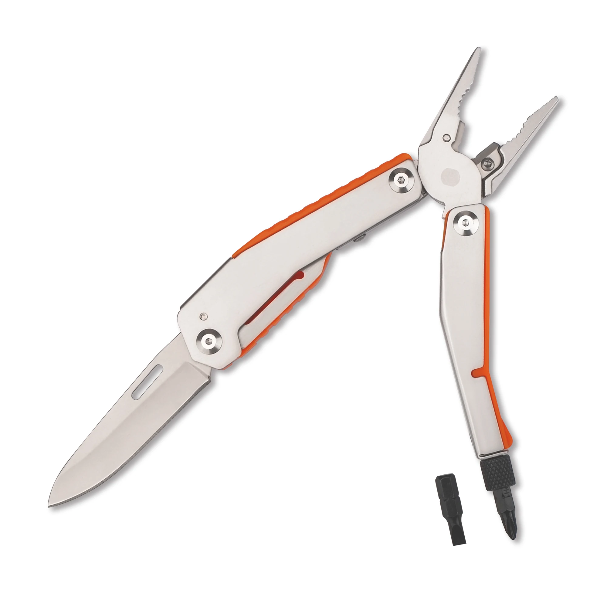 Latest Design 7 in 1 Full Locking Outdoors High Quality Self Load Socket Multitool Pliers with Screwdrivers