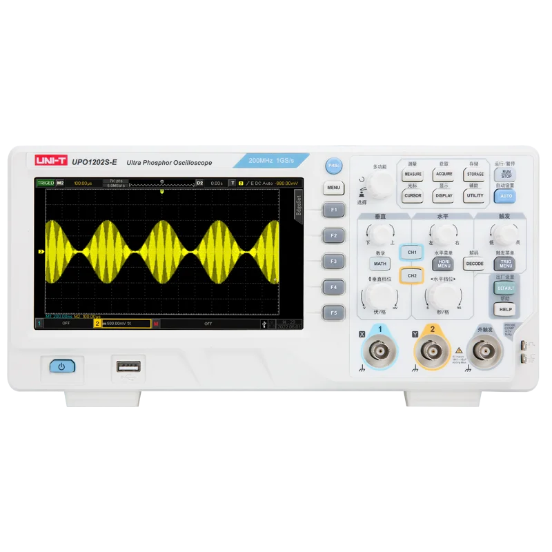 UNI-T UPO1202CSデジタル蛍光オシロスコープ2チャネル200MHz UNI-T UPO1202CSデジタル蛍光オシロスコープ2チャネル200MHz