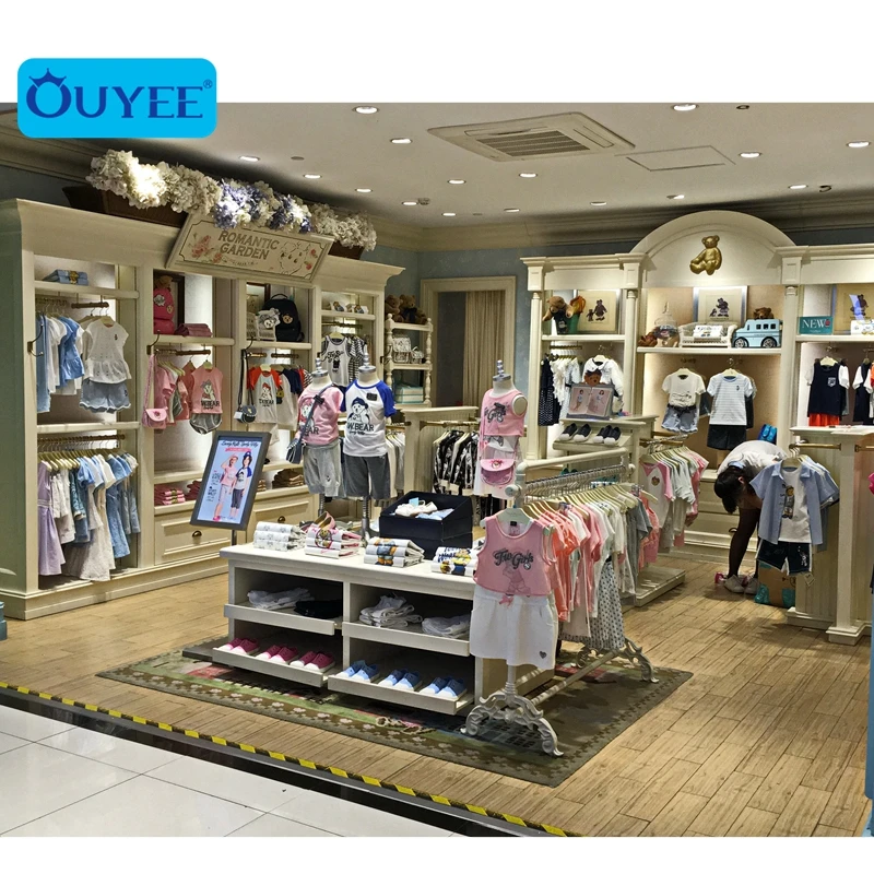 Kids Clothing Store Interior Design OUYEE Display Furniture