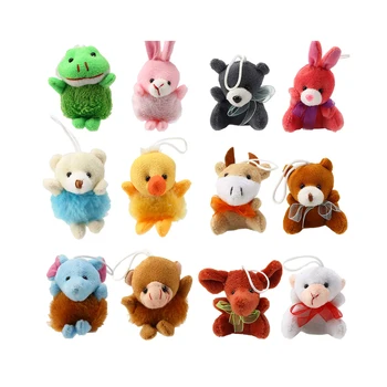 2024 New 32 PCS Mini Cute Small Stuffed Toy Set Animals Plush Toys Keychain Decoration For Themed Parties Kindergarten Gift