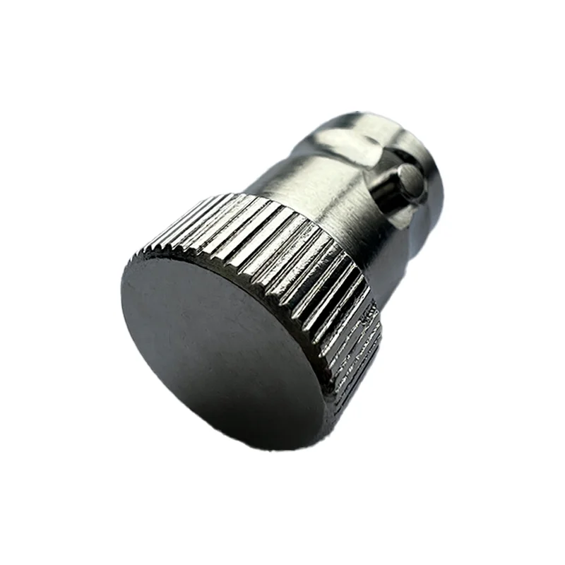product factory supply bnc dust cap copper nickel plated bnc female cap-1