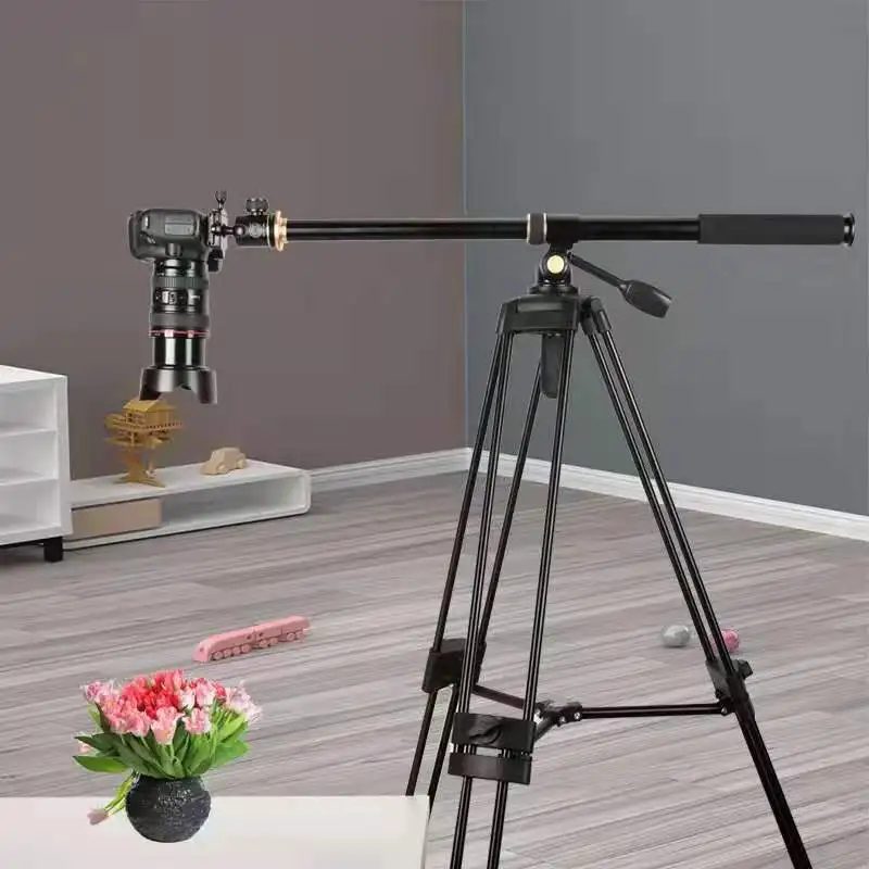 BEI KE Q77 HlinÃ­kovÃ¡ Slitina PÅÃ­ÄnÃ½ StÅedovÃ½ PÃ³l NastavitelnÃ½ Stativ Video Osa Pro FotoaparÃ¡t A Smartphone