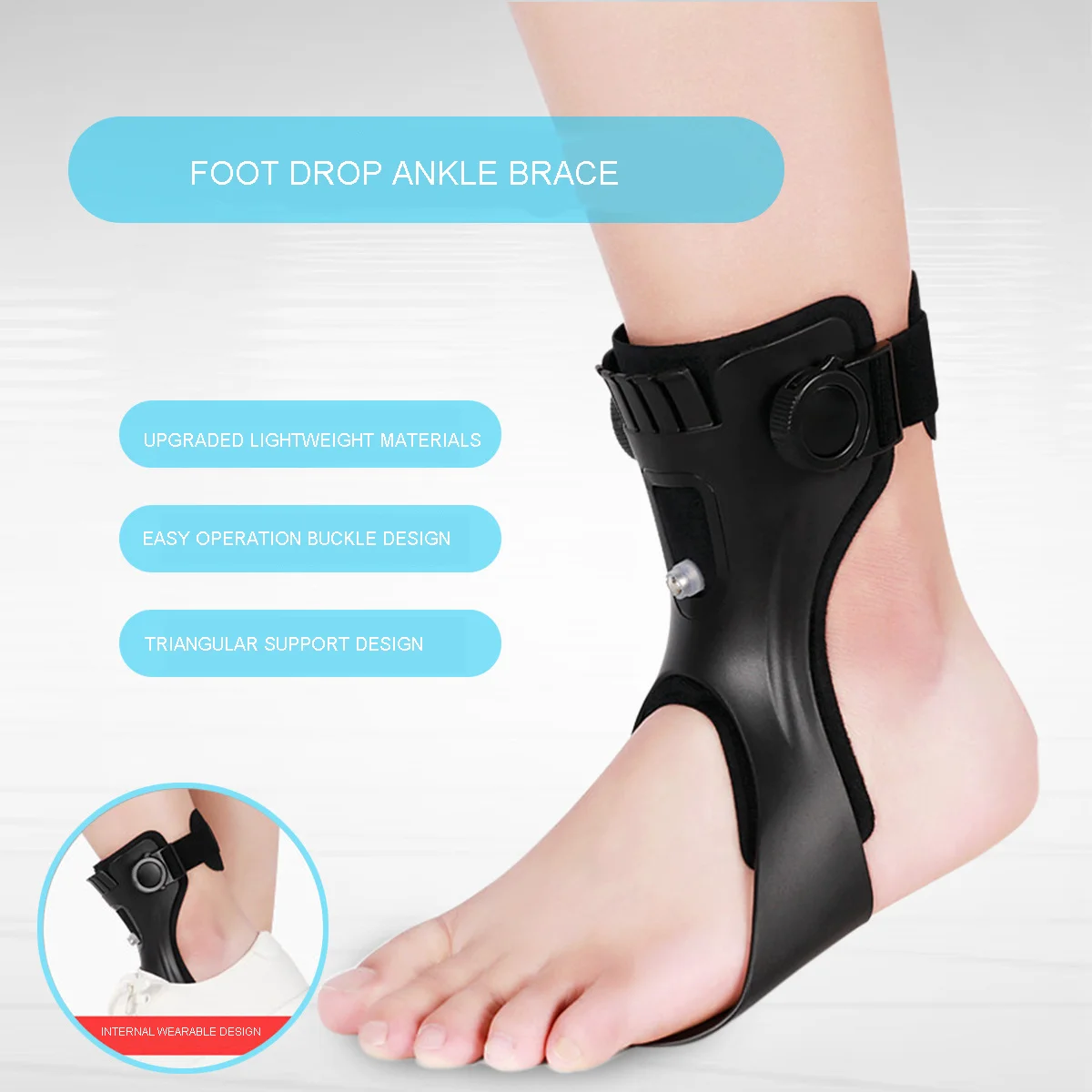Wholesale Oem Foot Drop Orthosis Ankle Brace Support For Inversion Foot ...