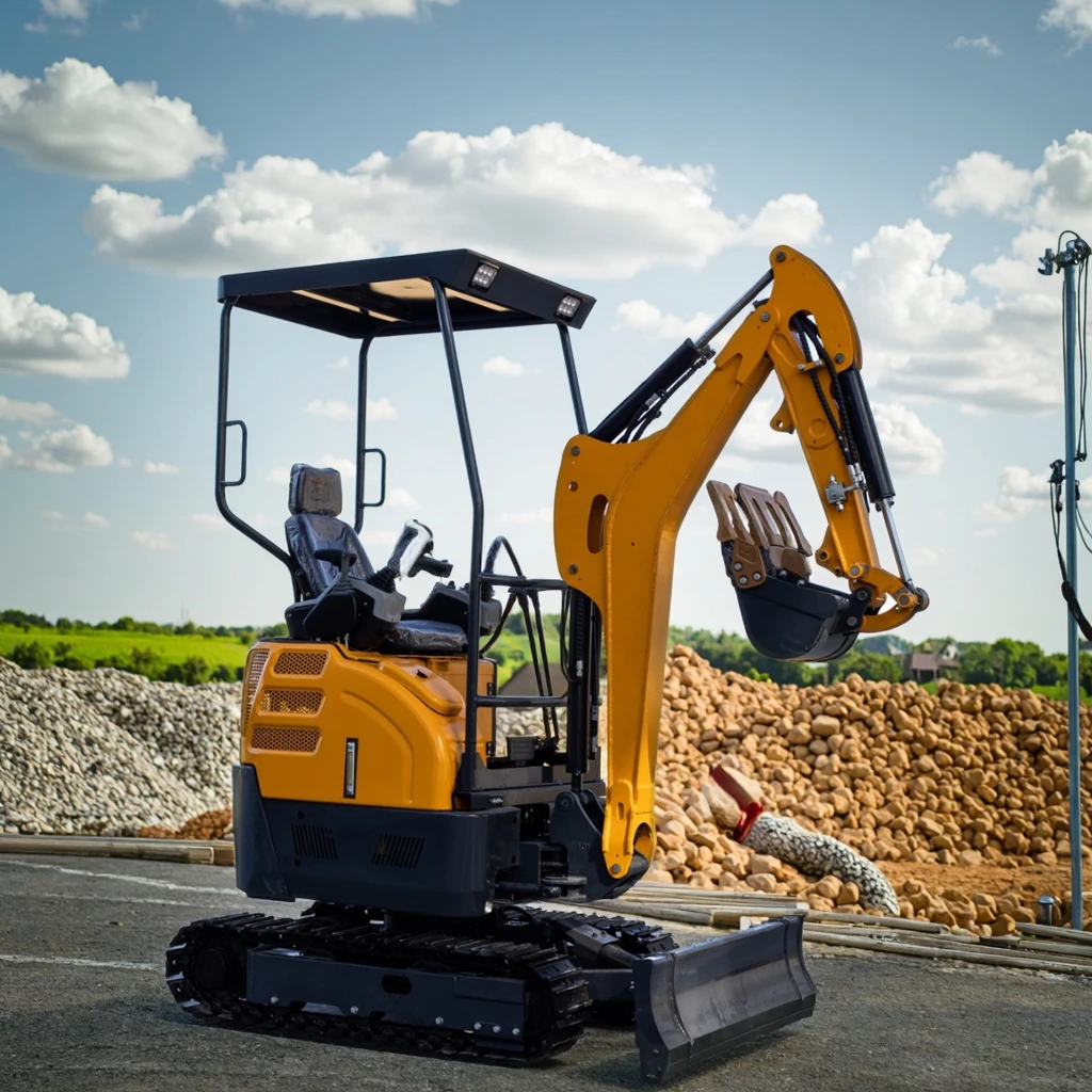 EPA EURO 5 CE Çin İyi Kaliteli Mini Ekskavatör 2,2 Ton Ekskavatör Makinesi Fiyatı Satılık