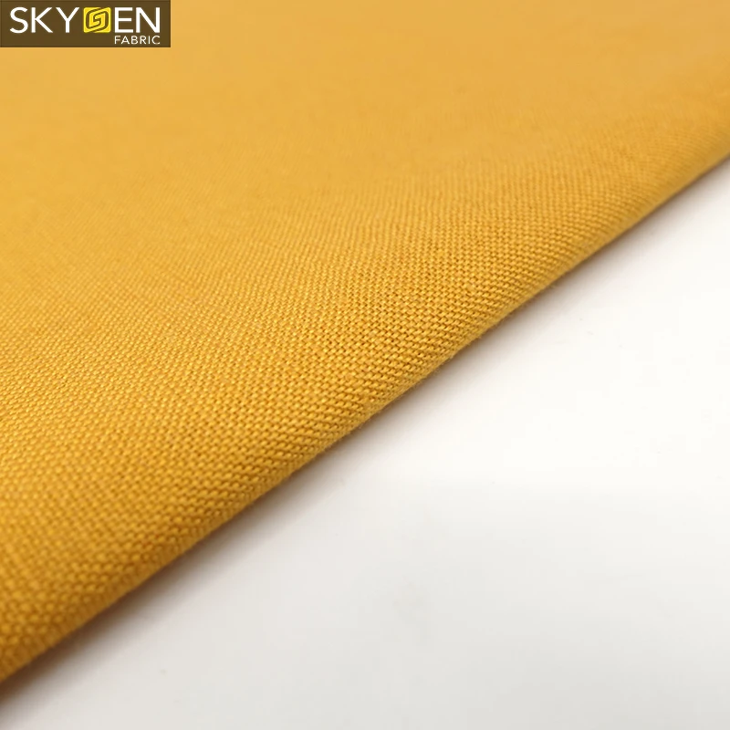 Skygen мягкая льняная вискозная Смешанная текстильная ткань для одежды прозрачная