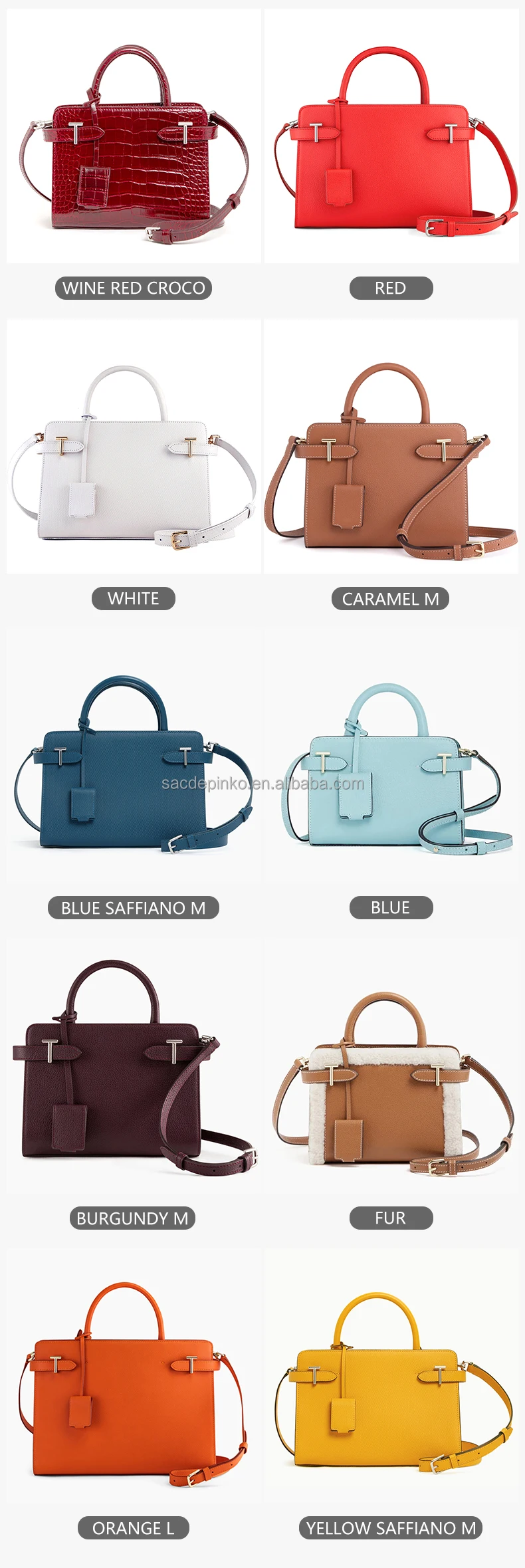 Luxury Classic Premium Quality Womens Handbags Manufacturer Custom Logo ...