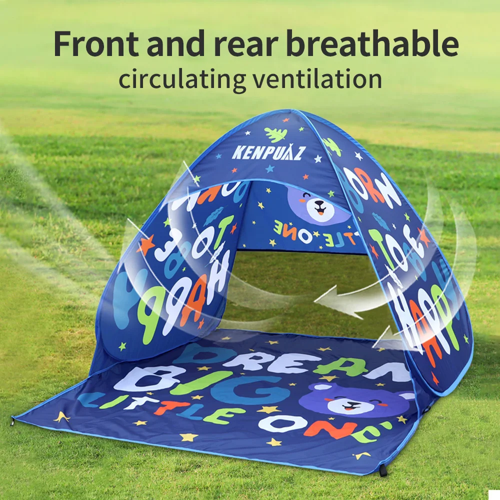 High Quality Beach Waterproof Family Tent Children Outdoor Camping Kids Tents Ventilate Pop up Open Portable for Baby Sun Shade