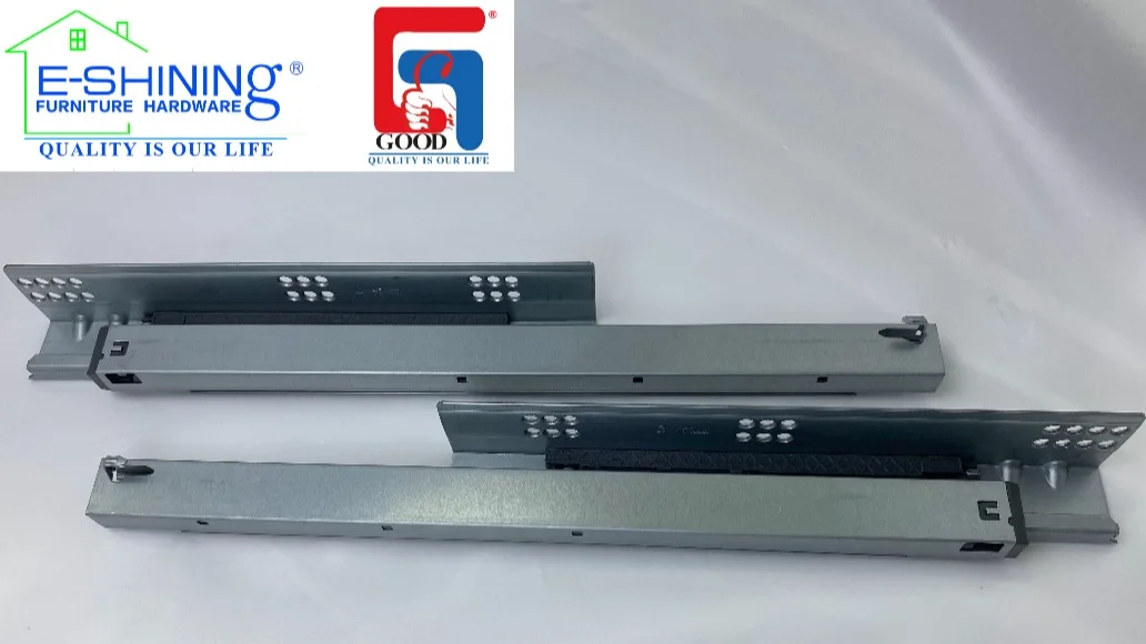 Heavy Duty Soft Closing Undermount Drawer Slide Soft Close Telescopic