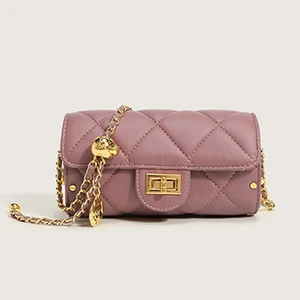 Wholesale Quilted Leather Women Chain Crossbody Shoulder Bag Handbag Purse for Ladies