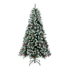 Frutta rossa + pigna 1.5M albero di natale