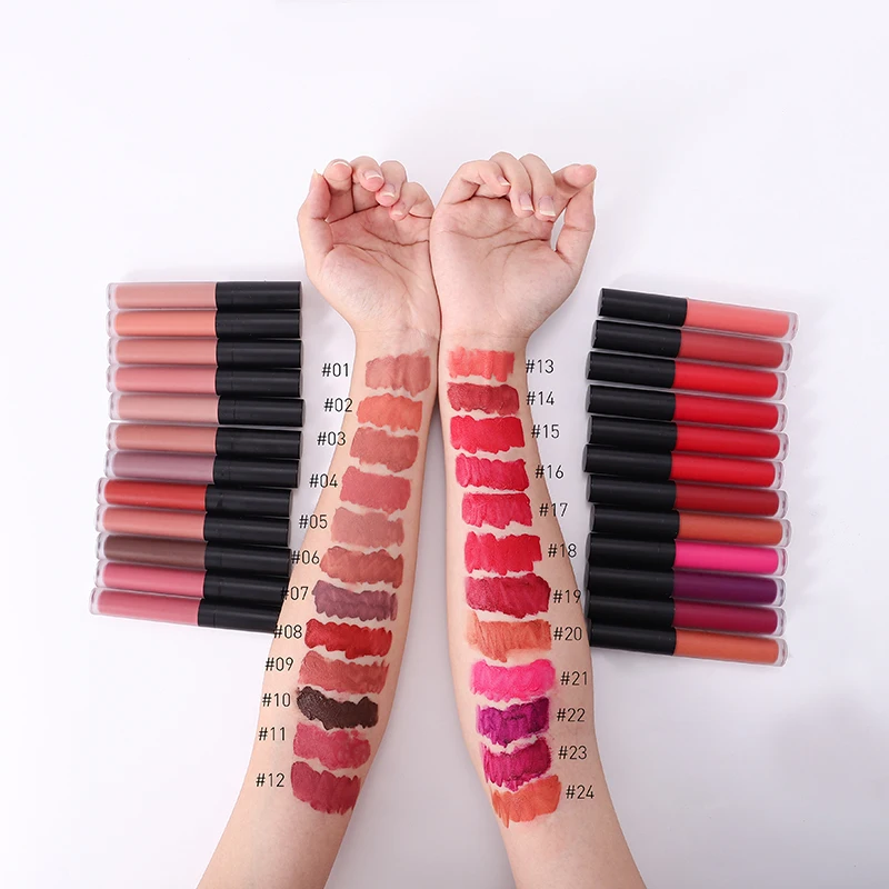 L1#13r Factory Wholesale Good Price Nude Matte Lipgloss With Custom ...