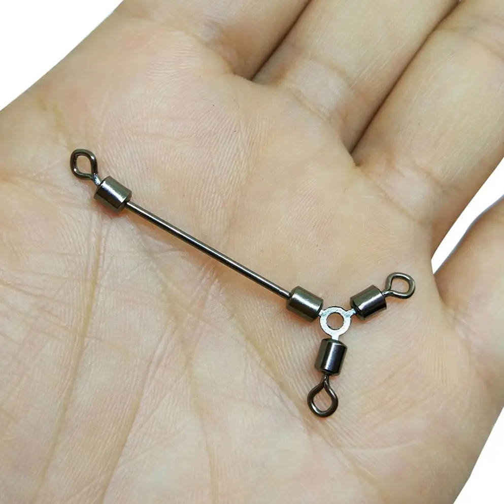 Free Samples 500 Pcs/bag 3 Way Fishing Swivels - JY Fishing