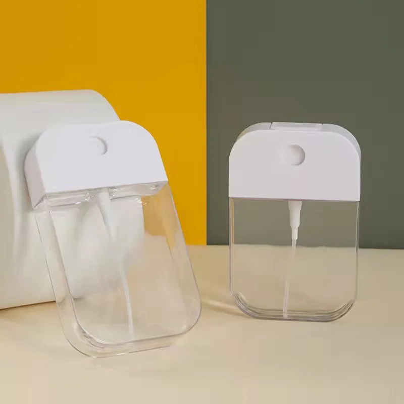 Custom Logo Empty Hand Sanitizer Bottles 38ml 45ml 50ml Perfume Mist Spray Bottle Pocket Sized Plastic Card Spray Bottle