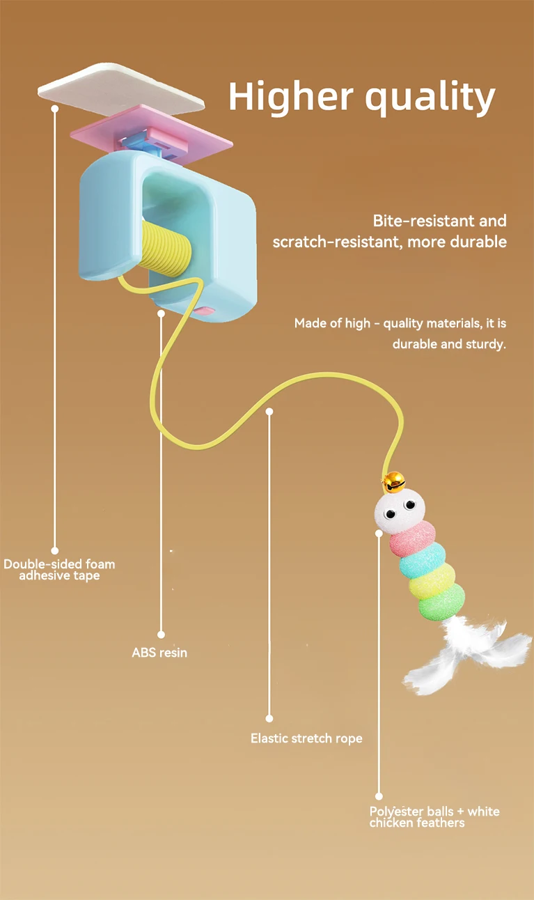 New Electric Pet Toy Hanging Door Yo-yo for Fun and Self-entertainment Smart Electric cat Toy supplier