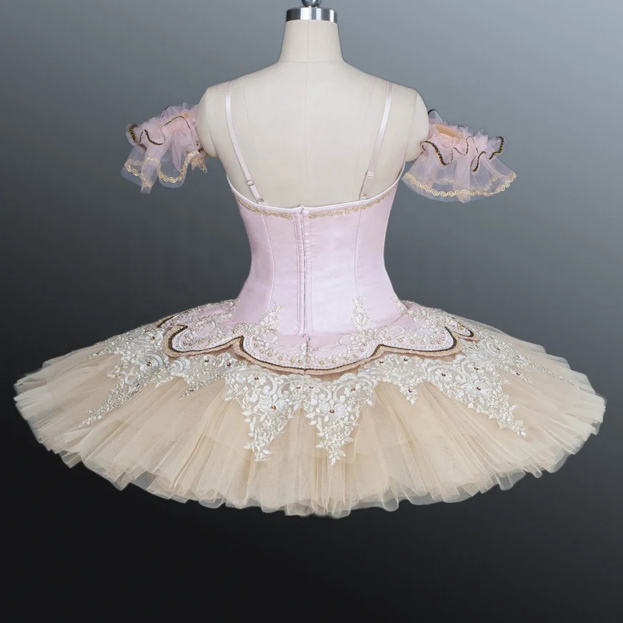 Pale pink Ballet Tutu Ballerina Dance Costume for Girls and Women Solo Dance Performance or Competition Costumes Pale pink Ballet Tutu Ballerina Dance Costume for Girls and Women Solo Dance Performance or Competition Costumes