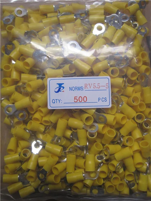 Fldny Red Blue Yellow Wire Flag Terminal Flag Female Insulating Joint Nylon Crimp Connectors