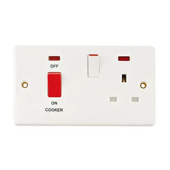 Wenzhou Manufacturer Kitchen 45A Rice Cooker Switch Socket With 13A Sockets and Switches