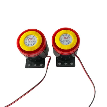 Segnalatore acustico elettronico 12VDC, 3-24V Cicalino elettronico piezoelettrico Continuo 85-95 decibel Lunghezza cavo 100mm Suono attivo piezoelettrico continuo 100mm Nero