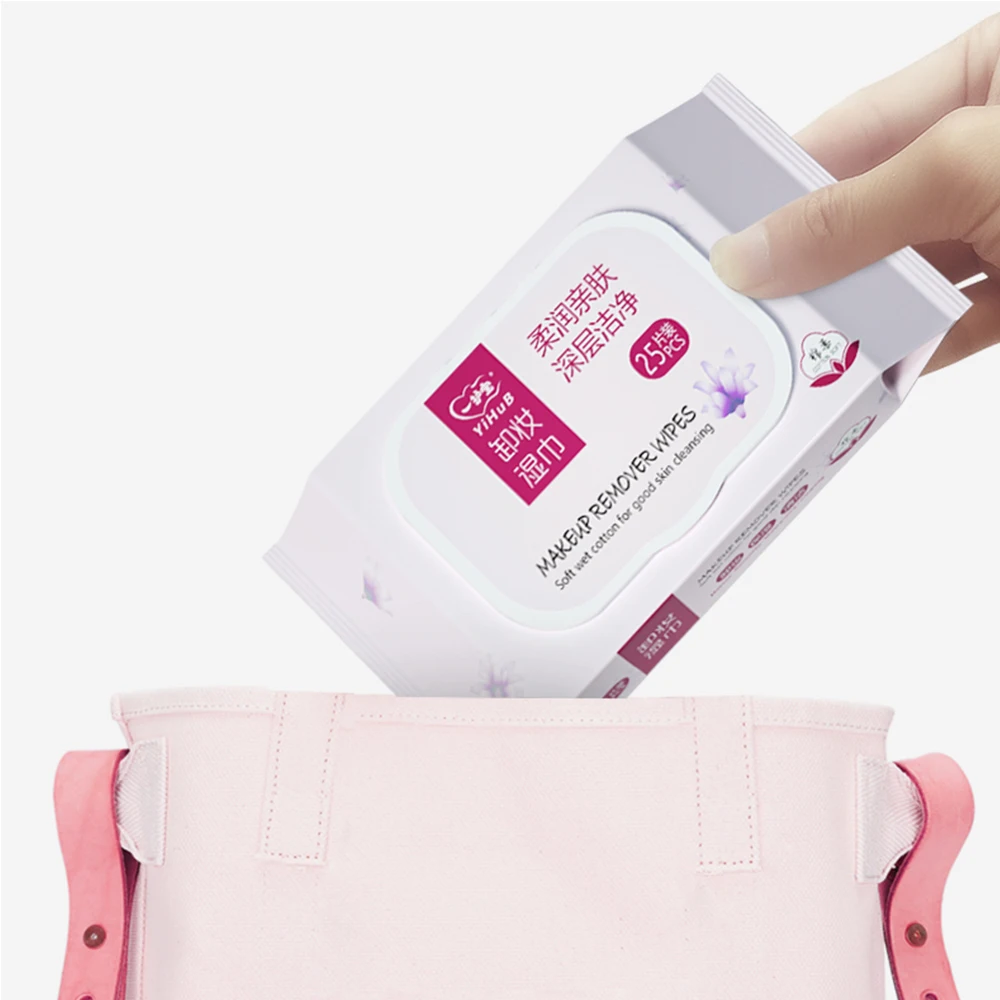 Частная этикетка изготовленным на заказ логосом чувствительной кожи женское лицо набор для чистки влажные салфетки снятия