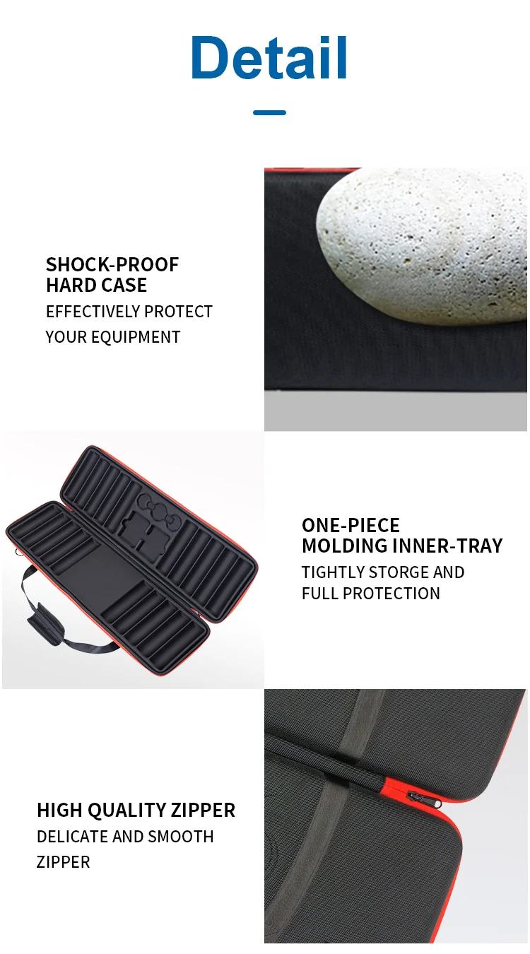 Rlsoco Factory Eva Custom Game Sets 500pcs Poker Chip Display Case