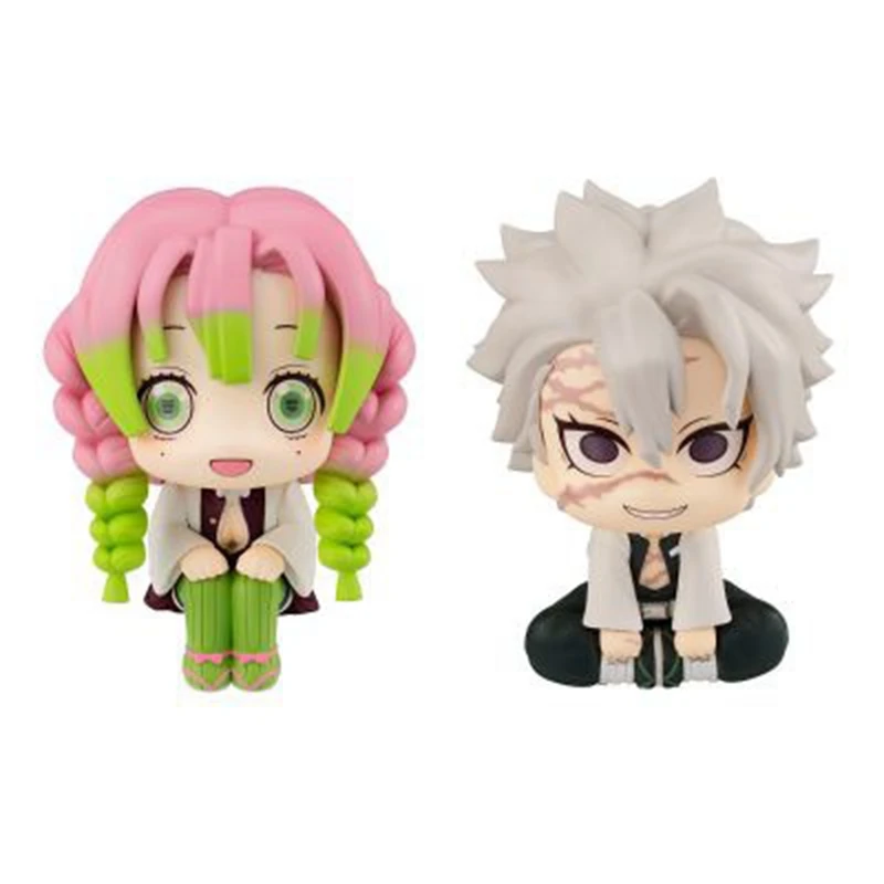 New Anime Demon Slayer Kanroji Mitsuri Figure 11cm Pvc Cute Sitting ...