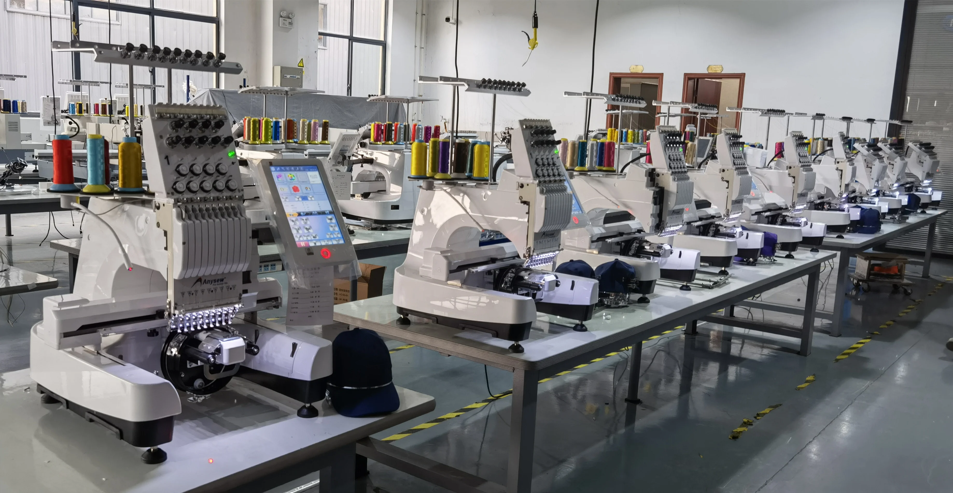 AS-BF1500 Commercial Single head 15 needles Embroidery Machine supplier