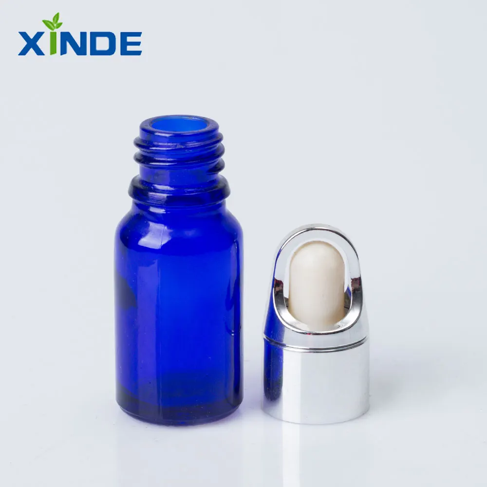 Blue 20ml to 100ml Glass Dropper Bottles with Pump Essential Oil Containers with Plastic Cap