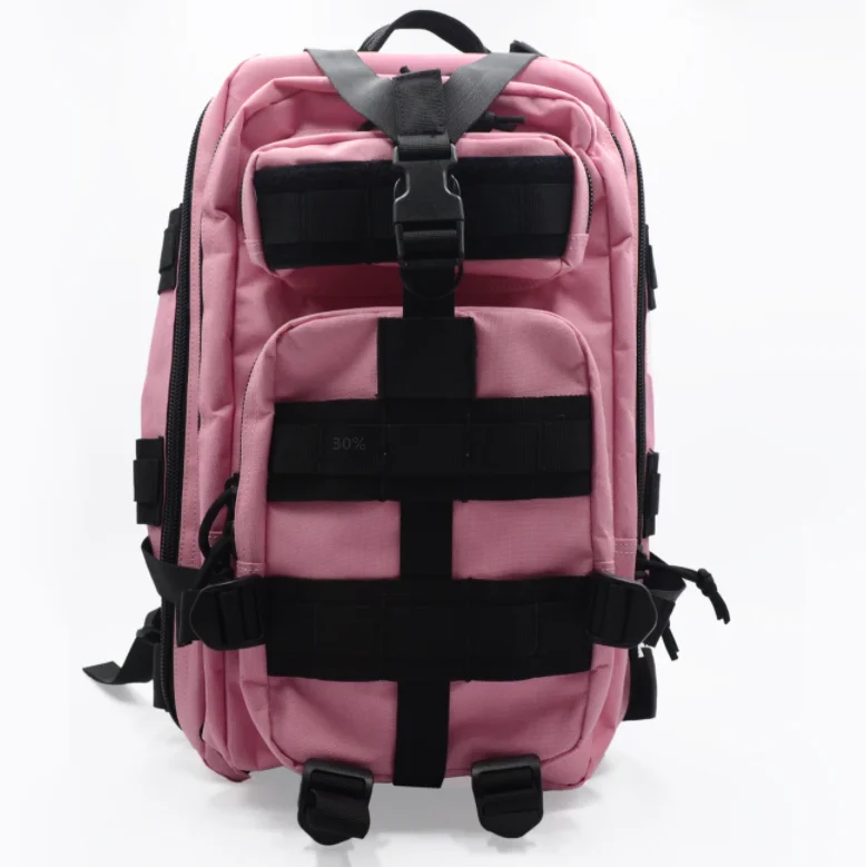 Custom Pink Waterproof Traveling Sports Pink Backpack for Hiking Camping Trekking Hunting