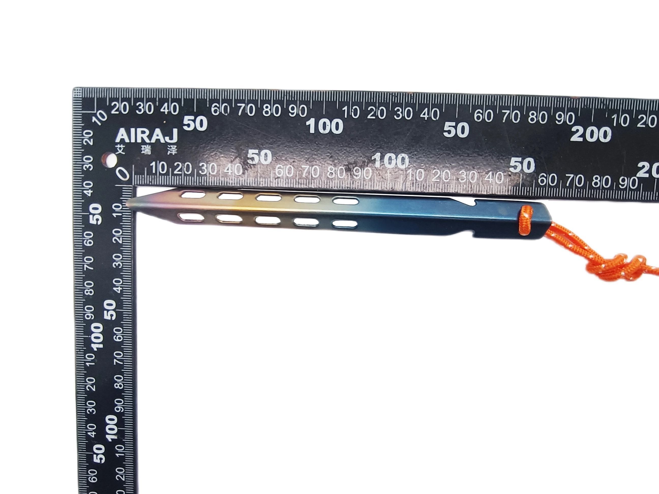 Factory Custom Lightweight Garden Canopy Stakes Pegs Outdoors Camping Accessories Pure Titanium Tent Peg