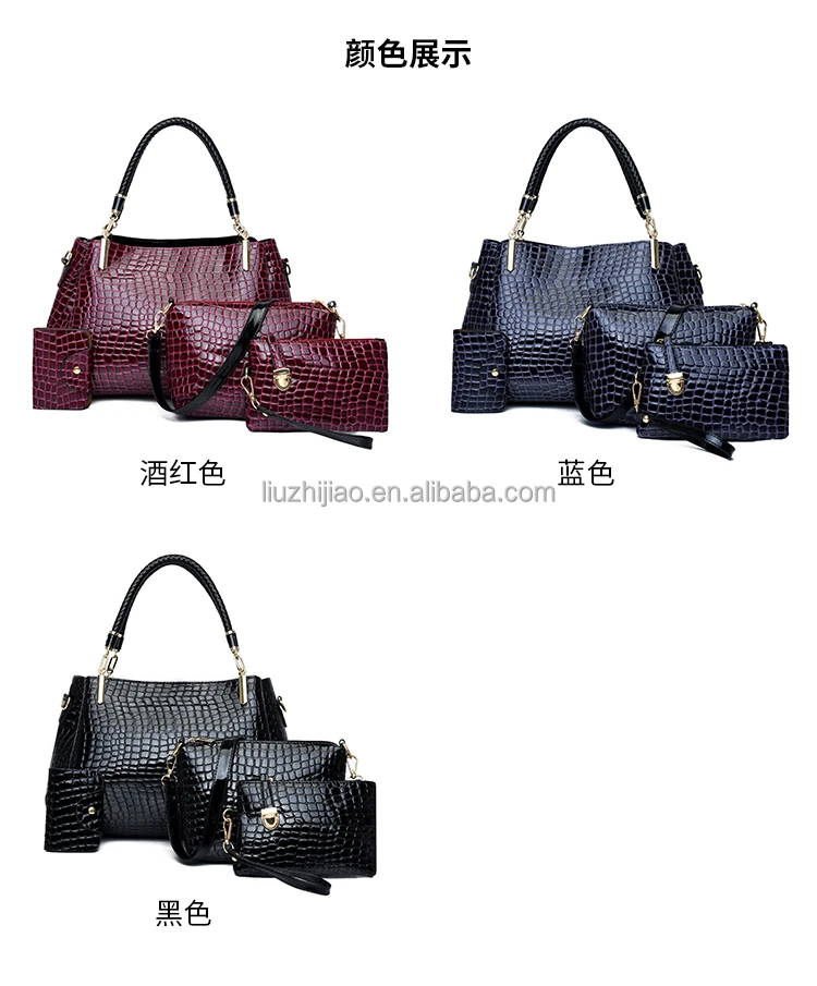 2025 High Quality Girls' Casual Tote 2- Piece Bag Color-Matching Design Large Capacity R aperçu 2