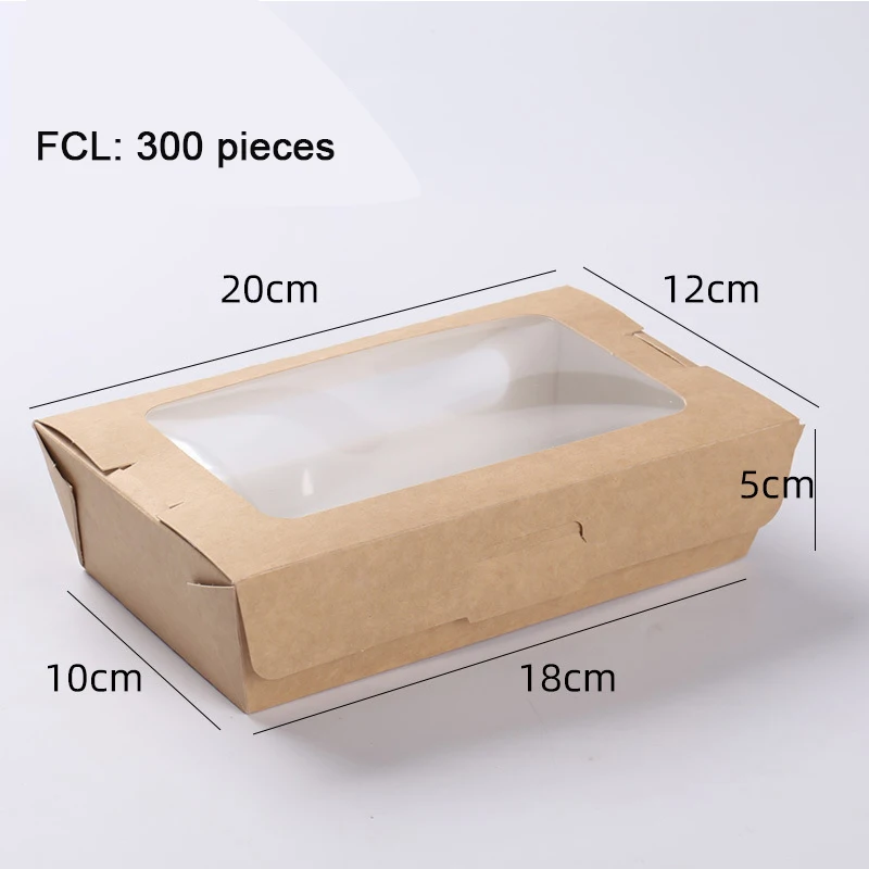 Custom Recycle Takeaway Healthy Food Box Paper Disposable Packaging Lunch Grazing Platter Kraft