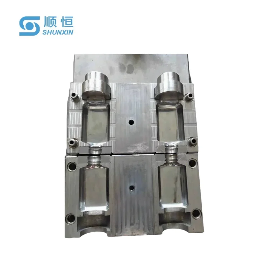 Blowing Mold for Semi Automatic Two Cavity PET Bottle Blow Molding Machine up to 2 Liters Steel Moulds