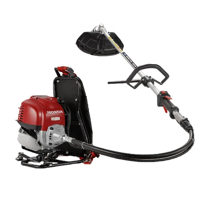 Backpack Cutting Grass Power String Trimmer 4stroke Gasoline Brush Cutter Petrol Powered by honda GX35 Engine