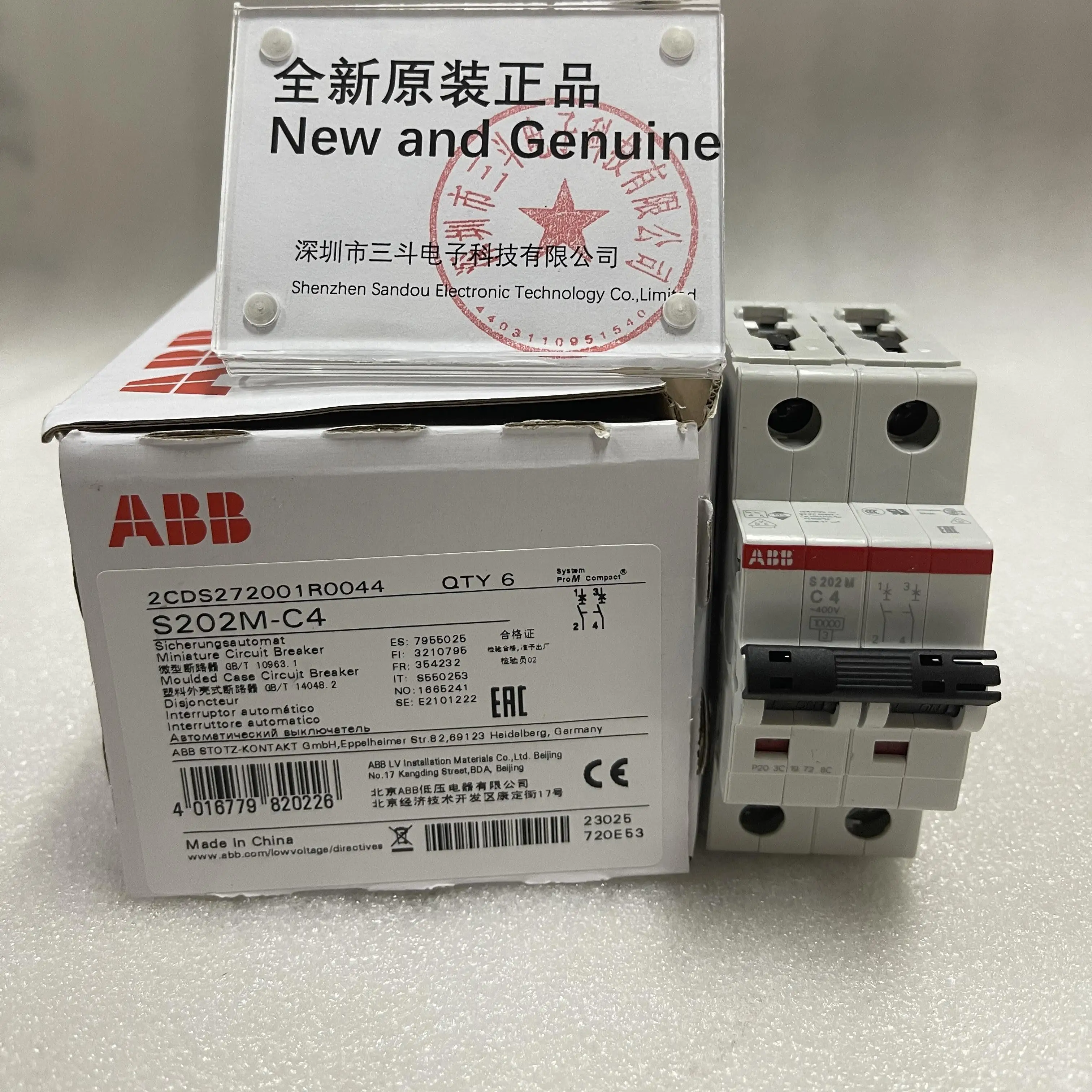 ABB Miniature Circuit Breaker S202M-C4