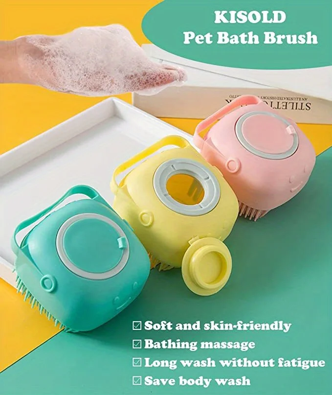 Multifunctional Dog Grooming Shower Brush Pets Bathing Products Pet