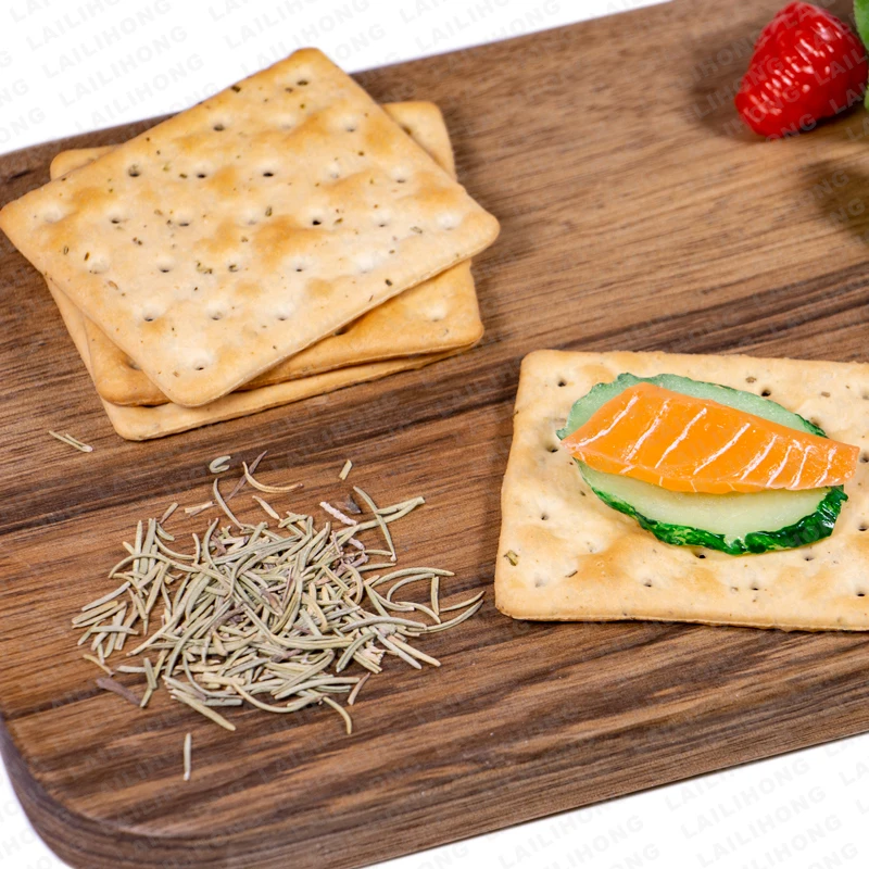 250g Korean Rice Cream Crackers Chia Seed Onion Saltine Soda Cracker